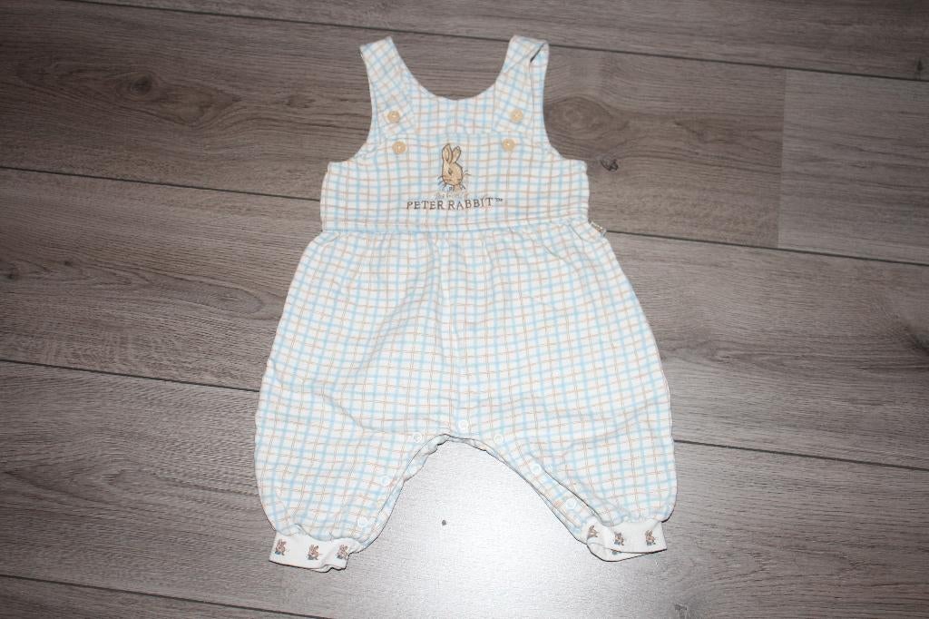 Peter rabbit / pieter konijn beatrix potter tuinbroek - 68, Kinderen en Baby's, Babykleding | Maat 74, Ophalen of Verzenden, Gebruikt
