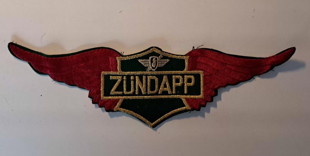 Zundapp embleem - Geborduurd met vleugels, Ophalen of Verzenden, Nieuw, Overige typen