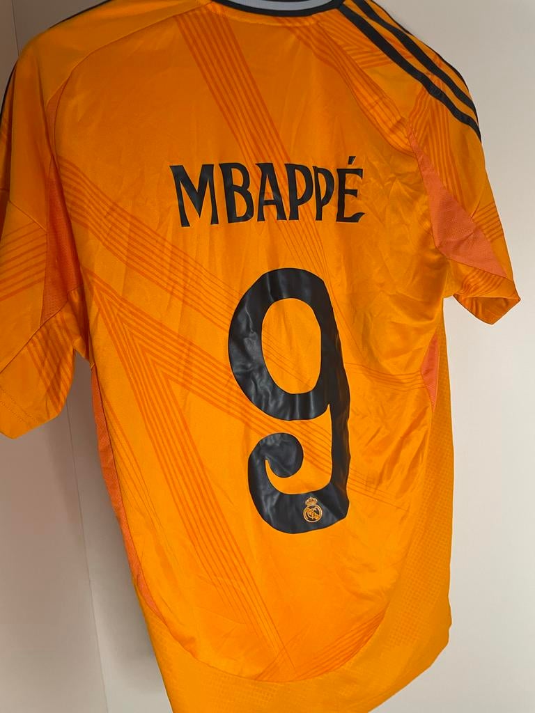 Real Madrid Shirt - Hoge Kwaliteit Mbappe #9, Maat L, Ophalen of Verzenden, Zo goed als nieuw, Shirt