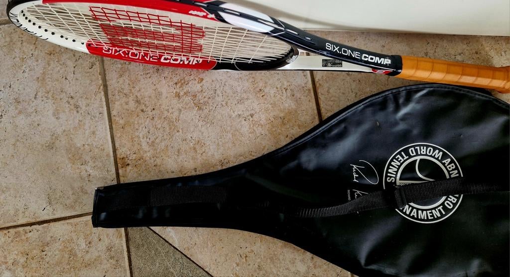 Wilson Six.One Comp.Titanium tennisracket + Krajicek hoes, Ophalen of Verzenden