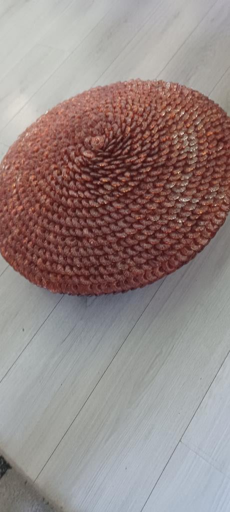 Plafondlamp, Huis en Inrichting, Lampen | Plafondlampen, Ophalen, Zo goed als nieuw, Glas