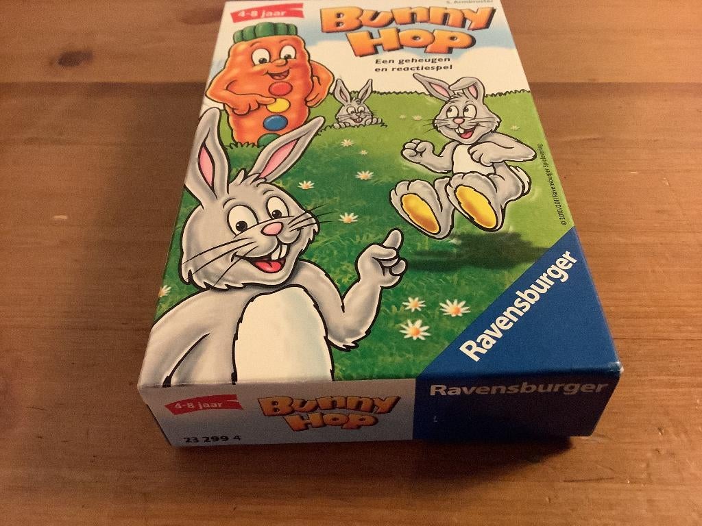 Bunny Hop. geheugen en reactie spel voor 4-8 jarigen, Een of twee spelers, Ophalen of Verzenden, Ravensburger
