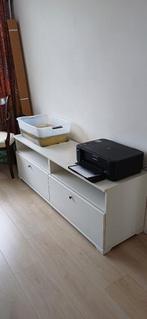 TV kast wit, Ophalen, Gebruikt, 100 tot 150 cm, Minder dan 100 cm