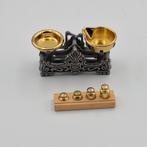 Weegschaal met gewichtjes Bodo Hennig Poppenhuis, Ophalen of Verzenden, Zo goed als nieuw, Poppenhuis