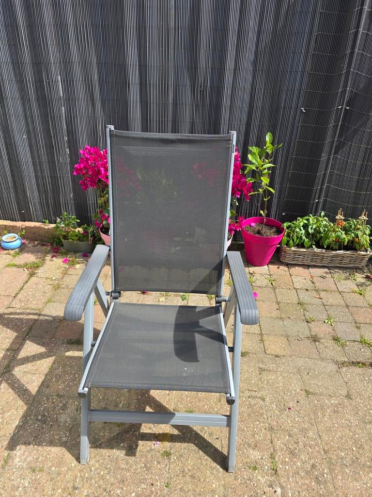 Kettler tuinstoel, Tuin en Terras, Tuinstoelen, Ophalen, Gebruikt, Metaal, Inklapbaar