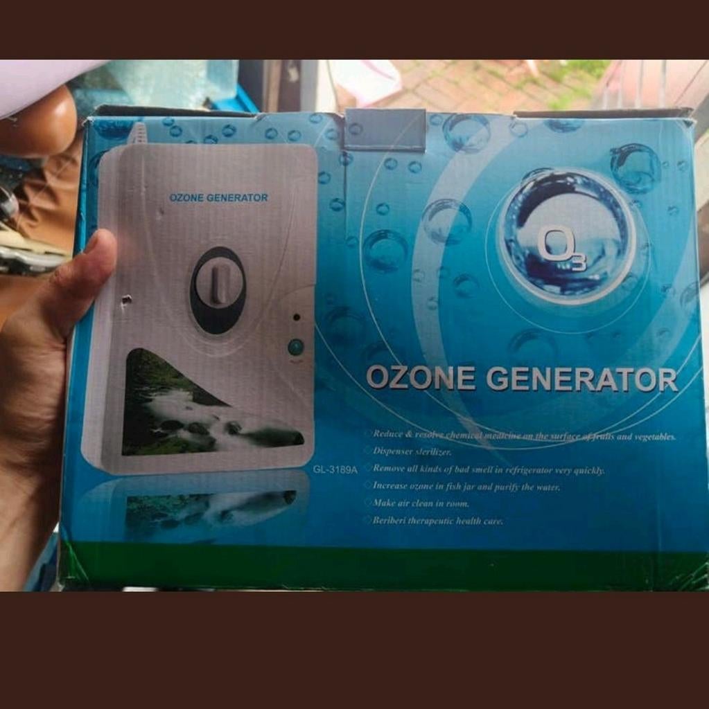 Waterzuivering Ozone machine, Ophalen