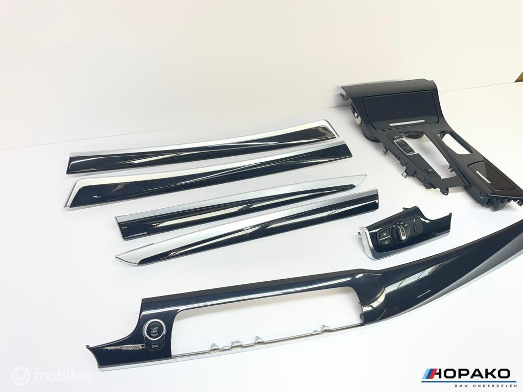 Interieurlijsten set hoogglans zwart BMW 5 serie F10 F11, Auto-onderdelen, Interieur en Bekleding, Gebruikt, Einsteinlaan 5 rijswijk