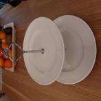 Aardewerken etagère. Feestelijk tafelen en/of high tea, Huis en Inrichting, Keuken | Servies, Ophalen of Verzenden, Zo goed als nieuw