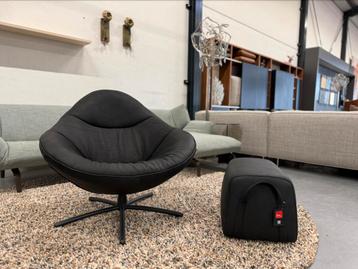 Nieuw Label Vandenberg Hidde Soft fauteuil Bald sprang Zwart beschikbaar voor biedingen
