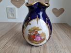 Prachtige Franse Vintage Limoges Vaas Kobalt Blauw Goud, Antiek en Kunst, Verzenden