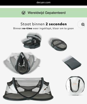Deryan Luxe Silver Baby Campingbedje beschikbaar voor biedingen