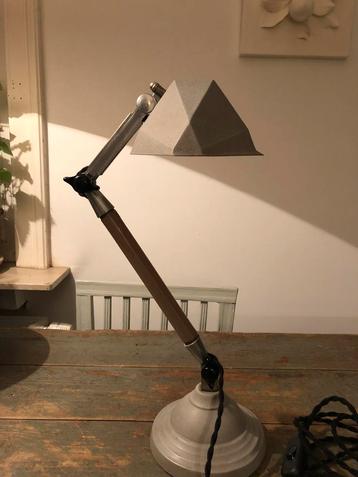 VINTAGE ATELIER BUREAU LAMP SUPER CHROOM FRANS ZGSTAAT beschikbaar voor biedingen