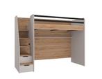 New Options stapelbed - 90x200 - Eiken/beige, Ophalen of Verzenden, Nieuw
