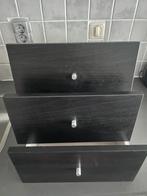 Drie lades ikea kallax kast zwart, Huis en Inrichting, Kasten | Ladekasten, Ophalen of Verzenden, 25 tot 50 cm, 50 tot 100 cm