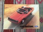autofolder Ford Mustang duits 1981, Ophalen of Verzenden, Ford
