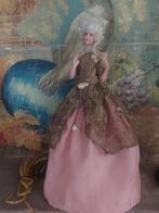 Antieke halfdoll lamp met wassen hoofd en armen.Victoriaans, Antiek en Kunst, Ophalen of Verzenden
