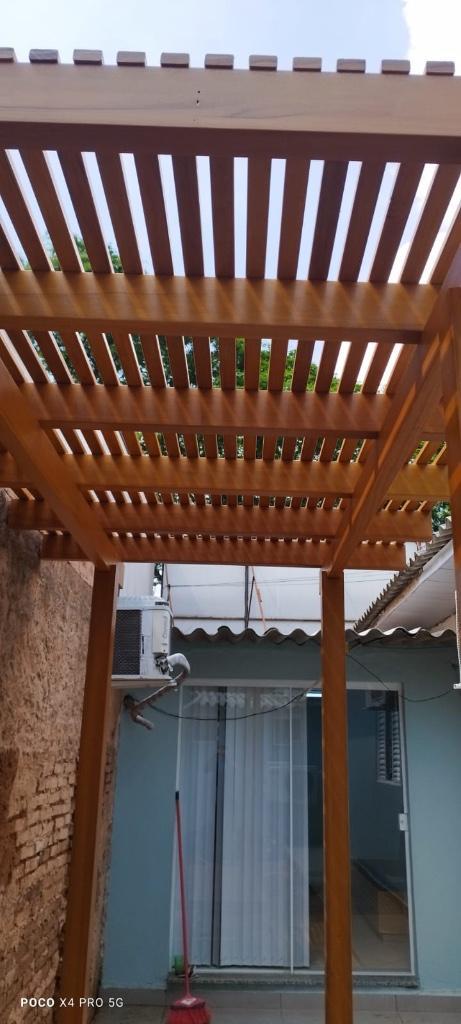 Pergola overkapping chalet blokhut bouwen, Tuin en Terras, Tuinhekken en Hekwerk, Nieuw, Overige typen, Hout, Met poort, Ophalen