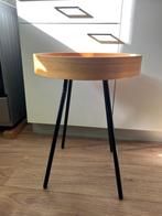 Zuiver bijzettafel, Huis en Inrichting, Tafels | Bijzettafels, Gebruikt, Rond, 55 tot 75 cm, Hout