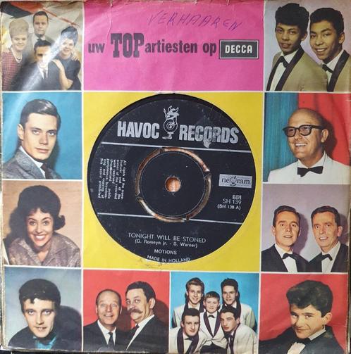Motions - Tonight Will Be Stoned, Cd's en Dvd's, Vinyl Singles, Gebruikt, Single, Pop, 7 inch, Ophalen of Verzenden