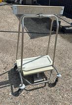 RVS afvalzalhouder, Huis en Inrichting, Ophalen, Zo goed als nieuw