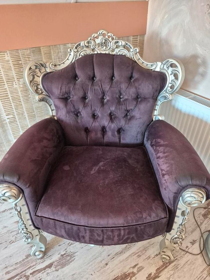 Mooie brocante fateuil, Antiek en Kunst, Antiek | Meubels | Stoelen en Banken, Ophalen