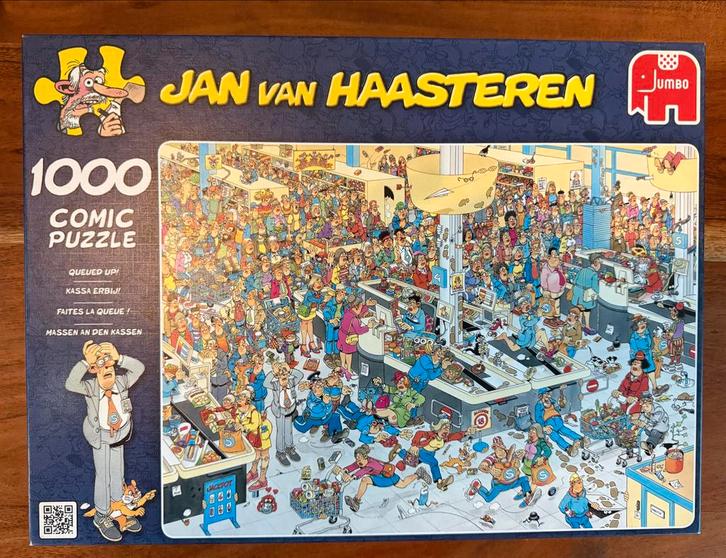 Jan van Haasteren - Kassa Erbij! - 1000 Stukjes, Hobby en Vrije tijd, Denksport en Puzzels, Zo goed als nieuw, Legpuzzel, 500 t/m 1500 stukjes