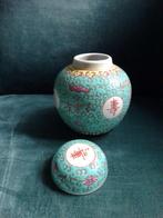 Jingdezhen: Chinees gemberpotje famille rose / Chrysant, Ophalen of Verzenden