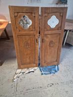 Art Deco massief set eiken kastdeuren, Ophalen