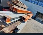 Ijzeren H-balken H E.A Balken H.E.B. Balken N.O.T.K, Doe-het-zelf en Verbouw, Metalen, Ophalen, Gebruikt, IJzer