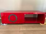 Riva TV meubel rood, Ophalen, Kunststof, Gebruikt, 150 tot 200 cm