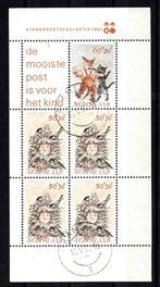 Nederland nr. 1279 Blok Kinderzegels gestempeld, Postzegels en Munten, Postzegels | Nederland, Na 1940, Ophalen of Verzenden, Gestempeld