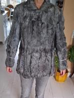 Te koop mooie grijskleurige bontjas, Ophalen of Verzenden, Zo goed als nieuw, Maat 46/48 (XL) of groter, Grijs