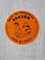 sticker Sport- en trimcentrum SAASEN te Eindhoven, Ophalen of Verzenden, Zo goed als nieuw, Sport