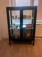 IKEA Fabrikor vitrinekast Zwartblauw (zie meer foto’s), Ophalen, Zo goed als nieuw, 25 tot 50 cm, 150 tot 200 cm