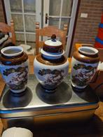 Chinees kaststel met kraanvogels, Antiek en Kunst, Ophalen of Verzenden