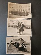 100%orig wo2 3xfoto duitse soldaten helm+ motor+clown, Verzamelen, Militaria | Tweede Wereldoorlog, Ophalen of Verzenden, Duitsland