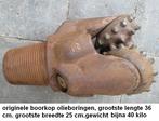 originele BOORKOP, voor olieboren, decoratie stuk,, Ophalen, Gebruikt