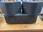 Philips centre speaker en  2 surround speakers, Ophalen, Philips, Zo goed als nieuw, 120 watt of meer