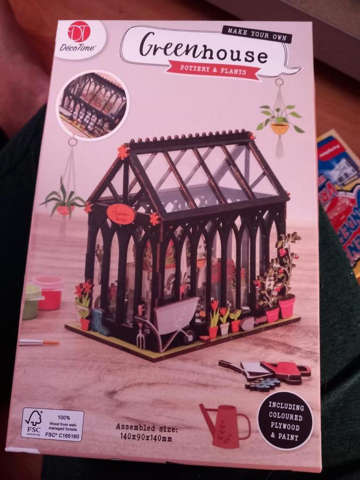Action green houseminiatuur, Hobby en Vrije tijd, Knutselen, Nieuw, Ophalen of Verzenden