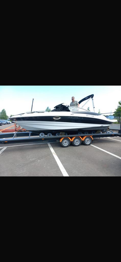 Azure AZ238, Watersport en Boten, Speedboten, Zo goed als nieuw, 6 meter of meer, Benzine, 200 pk of meer, Polyester, Binnenboordmotor