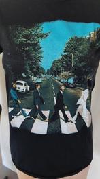 T shirt 'The Beatles op Abbeyroad'  S, Kleding | Heren, Ophalen of Verzenden, Nieuw, Maat 46 (S) of kleiner, Zwart