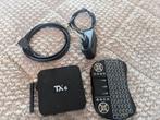 TX6 Android TV Box met Toebehoren, Audio, Tv en Foto, Ophalen of Verzenden, Gebruikt, USB 2, Minder dan 500 GB