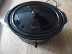 zgan zwarte slowcooker van Gusto 35-25 cm, Ophalen of Verzenden, Timer, Zo goed als nieuw