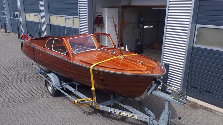 Boot Storebro Vindö, Watersport en Boten, Speedboten, Zo goed als nieuw, 3 tot 6 meter, Benzine, Minder dan 70 pk, Hout, Binnenboordmotor