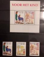 Te koop blok en kinderzegels Suriname uit 1991 postfris, Ophalen of Verzenden, Postfris
