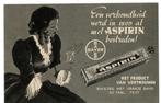 2 Een verkoudheid werd in 1895  met ASPIRIN bestreden BAYER, Verzenden, Zo goed als nieuw, Overige typen