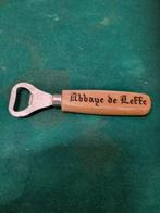 flesopener van hout abbaye de leffe, Verzamelen, Merken en Reclamevoorwerpen, Ophalen of Verzenden, 'T Olde Gre-j, Info@toldegrej.nl