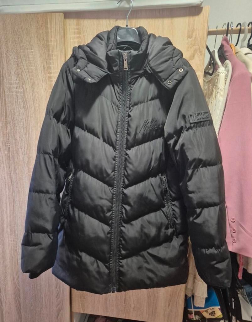 Malelions jas, Ophalen of Verzenden, Zo goed als nieuw, Maat 36 (S), Zwart