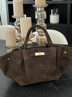 Bruine Suede Tas met Hengsel, Ophalen of Verzenden, Nieuw, Bruin, Handtas
