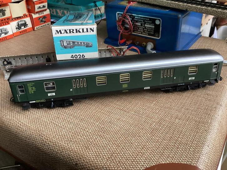 Marklin 4026 DB bagagewagen in nette staat met ovp, Hobby en Vrije tijd, Modeltreinen | H0, Wagon, Wisselstroom, Märklin, Ophalen of Verzenden